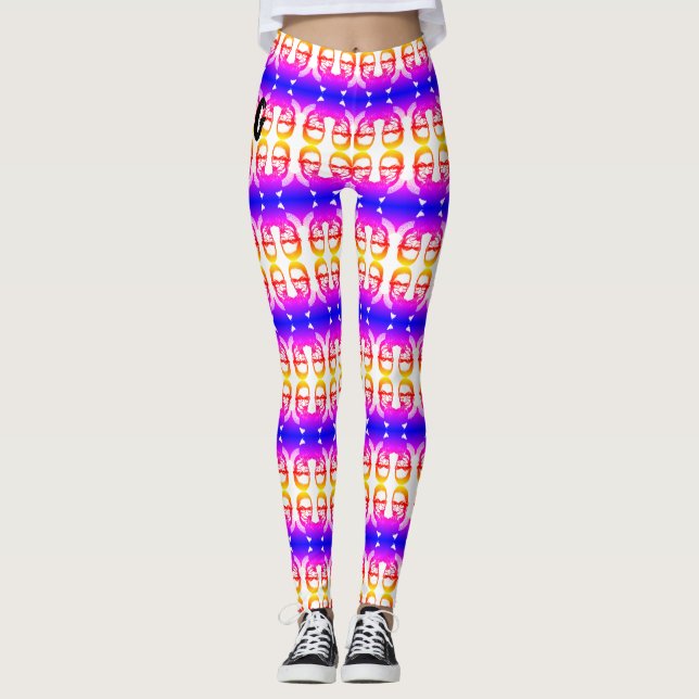 NOTORIÖSE RBG UNICORN STYLE-LEGGINGS LEGGINGS (Vorderseite)