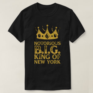 Notorious B.I.G. König von New York Gelbe Krone T-Shirt