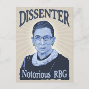 Notorious Dissenter Postkarte