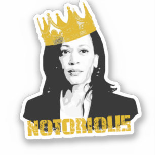 Notorious Kamala Harris Aufkleber