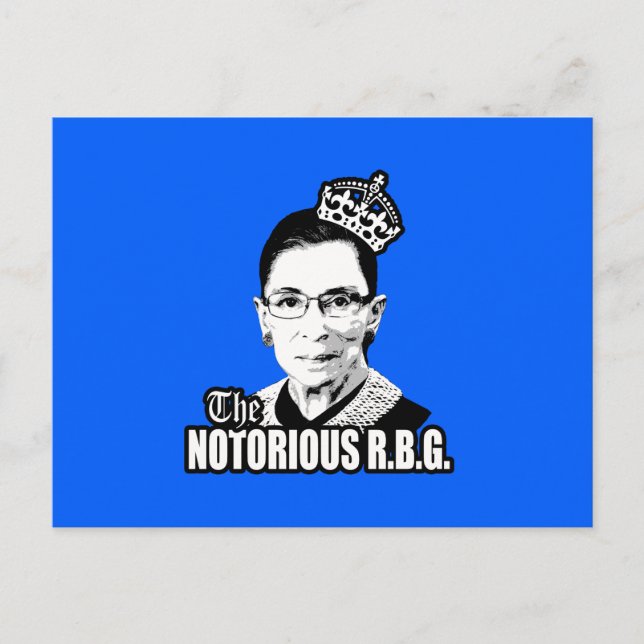 Notorious R.B.G. Postkarte (Vorderseite)