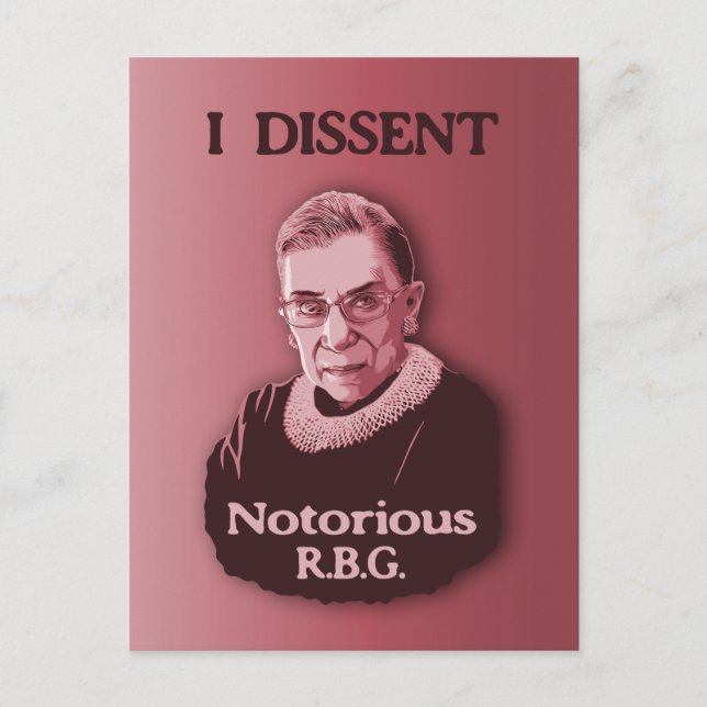 Notorious RBG -p Postkarte (Vorderseite)