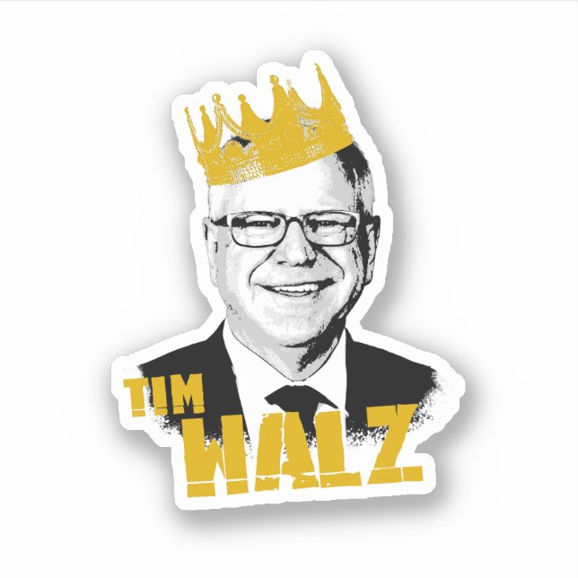Notorious Tim Walz Aufkleber (Vorderseite)