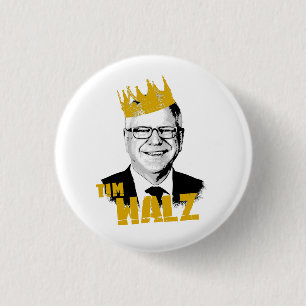 Notorious Tim Walz Button