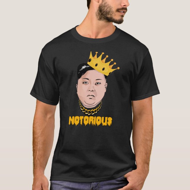 NOTORISCHE KIM JONG UNO -- Gold - T-Shirt (Vorderseite)