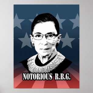 Notorische R.B.G. - Ruth Bader Ginsburg Poster