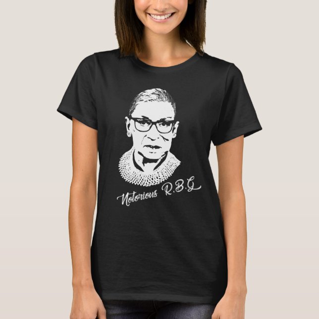 Notorische RBG - Ruth Bader Ginsberg T-Shirt (Vorderseite)