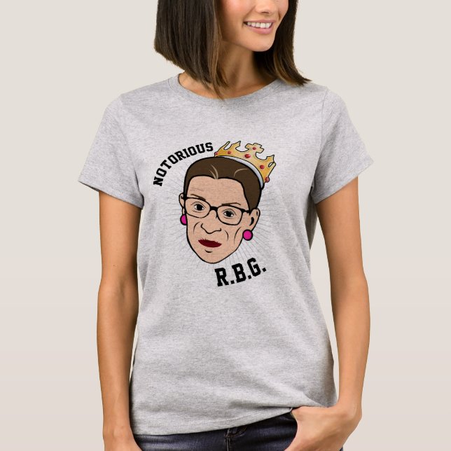 Notorische RBG - Ruth Bader Ginsburg -- T-Shirt (Vorderseite)