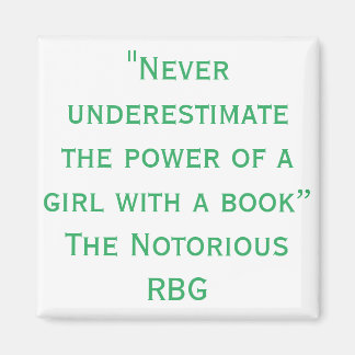 Notorische RBG Unterschätzen Zitat nie Magnet