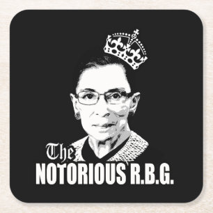 Notorisches RBG Rechteckiger Pappuntersetzer