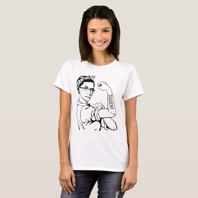 Notorisches RBG unzerbrechlich - T-Shirt (Vorne ganz)