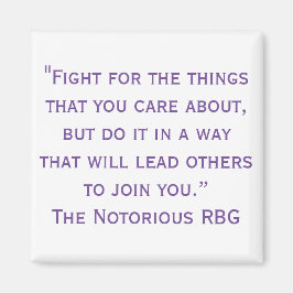Notorisches RBG Zitat Magnet