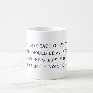 Notorisches RBG Zitat-stützenheirat-Gleichheit Kaffeetasse