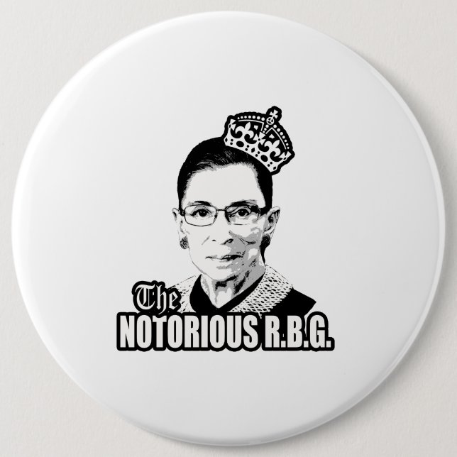 Notorous R.B.G. Button (Vorderseite)