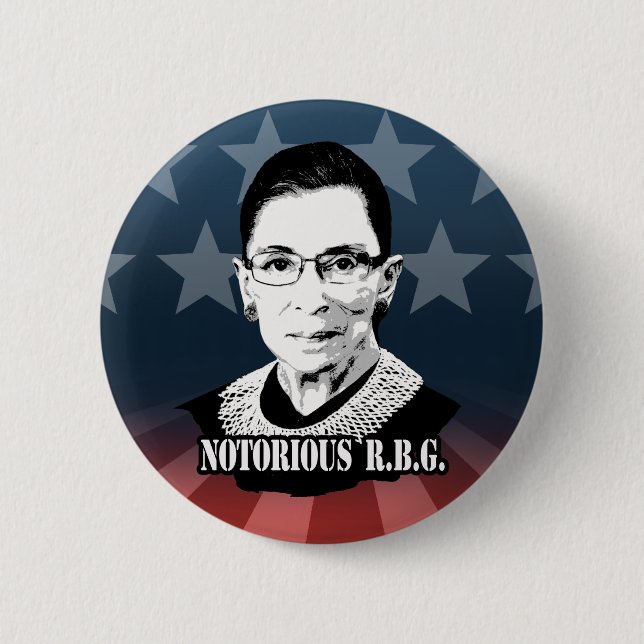 Notorous R.B.G. Button (Vorderseite)