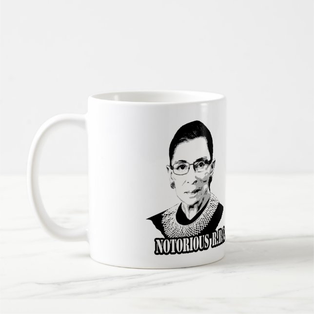 Notorous R.B.G. - Ruth Bader Ginsburg Kaffeetasse (Links)