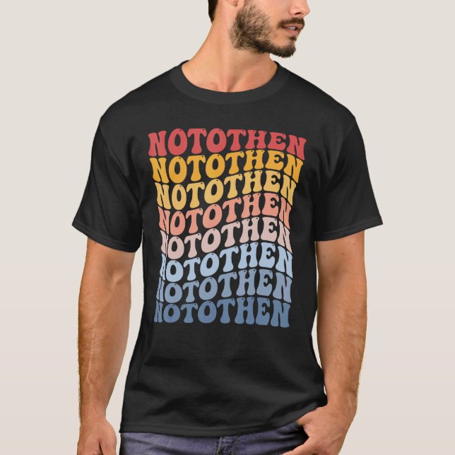 Notothen Groovy Retro Fisch T-Shirt (Vorderseite)