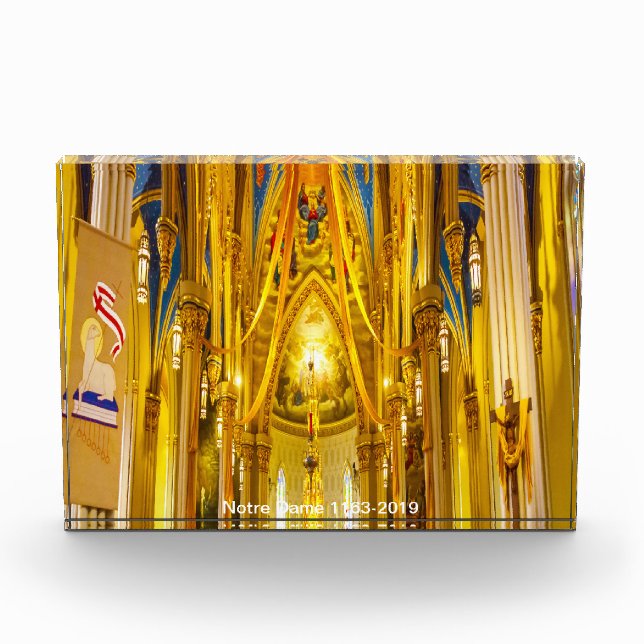 Notre Dame (1163-2019) Fotoblock (Vorderseite)