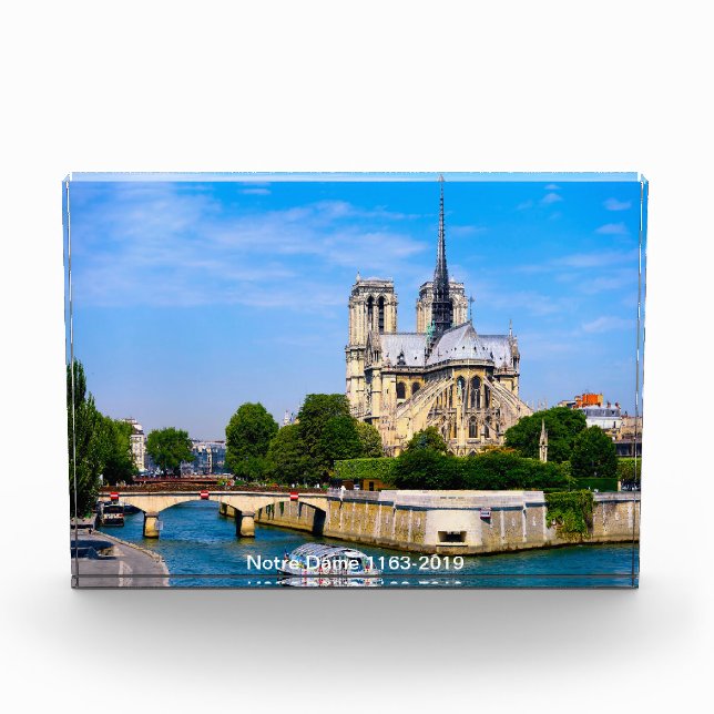 Notre Dame (1163-2019) Fotoblock (Vorderseite)