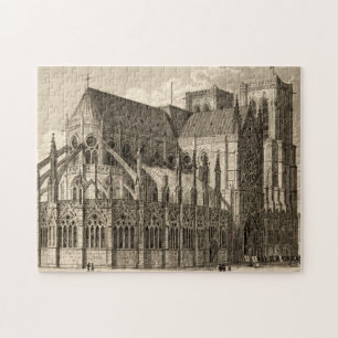 Notre-Dame-Architektur Vintage-Puzzle Gotik Puzzle