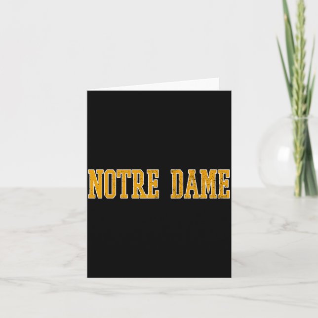 Notre. Dame. Cathedral. Graphic  Karte (Vorderseite)