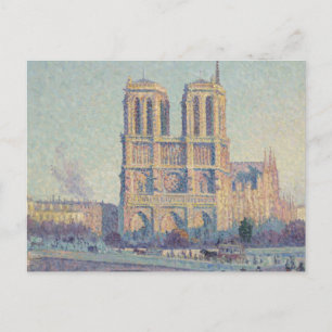 Notre Dame Cathedral Paris - Klassische Malerei Postkarte