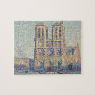 Notre Dame Cathedral Paris - Klassische Malerei Puzzle