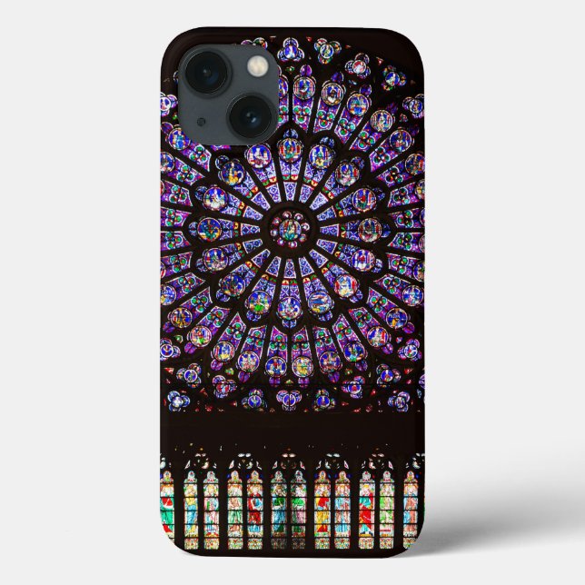 Notre Dame Cathedral Paris Rose Window Case-Mate iPhone Hülle (Rückseite)