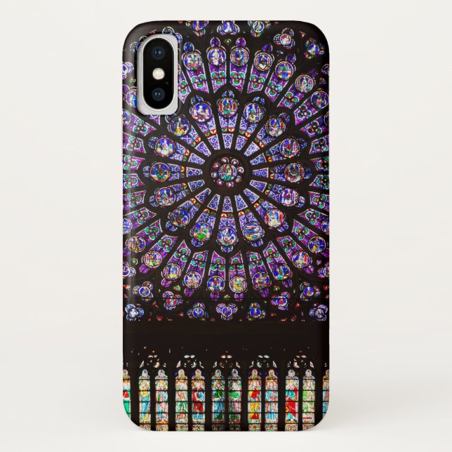 Notre Dame Cathedral Paris Rose Window Case-Mate iPhone Hülle (Rückseite)
