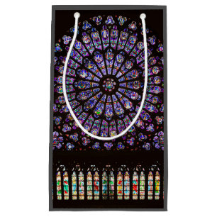 Notre Dame Cathedral Paris Rose Window Kleine Geschenktüte