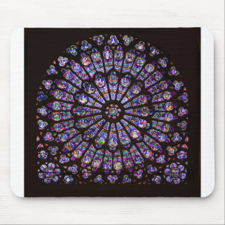 Notre Dame Cathedral Paris Rose Window Mousepad
