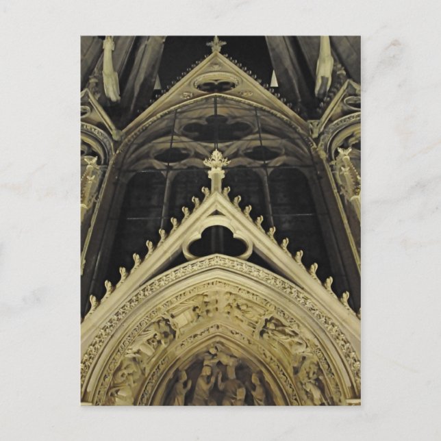 Notre Dame Cathedral Postkarte (Vorderseite)