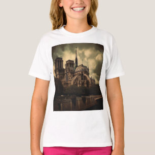 Notre Dame Cathedral Spier, Paris Frankreich T-Shirt