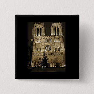 Notre Dame Church Button