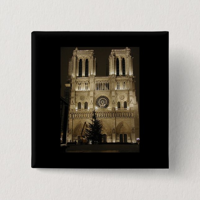 Notre Dame Church Button (Vorderseite)