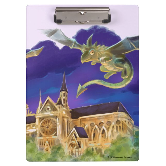 Notre Dame Clipboard Klemmbrett (Vorderseite)