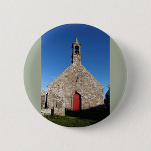 Notre Dame de Bon Voyage in Plogoff Button