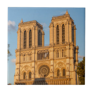 Notre Dame de Paris at Golden Hour - Paris, Frankr Fliese