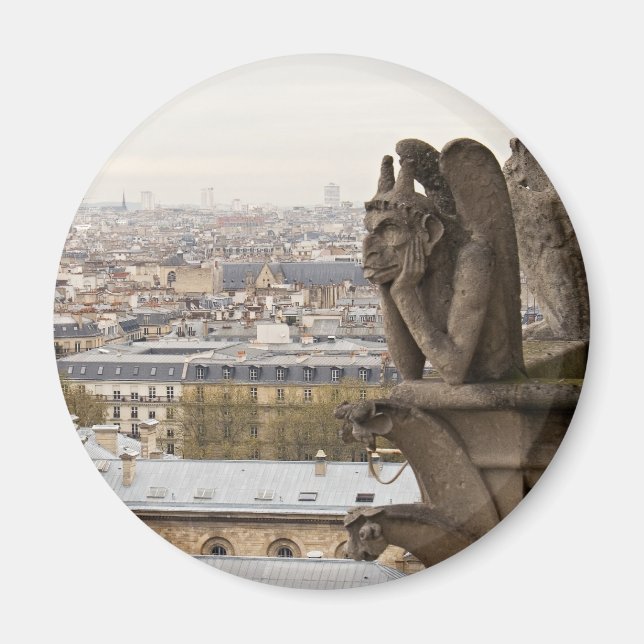Notre Dame de Paris chimera Magnet (Vorne)