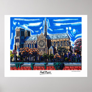 "Notre Dame de Paris" durch Neil Myers Poster