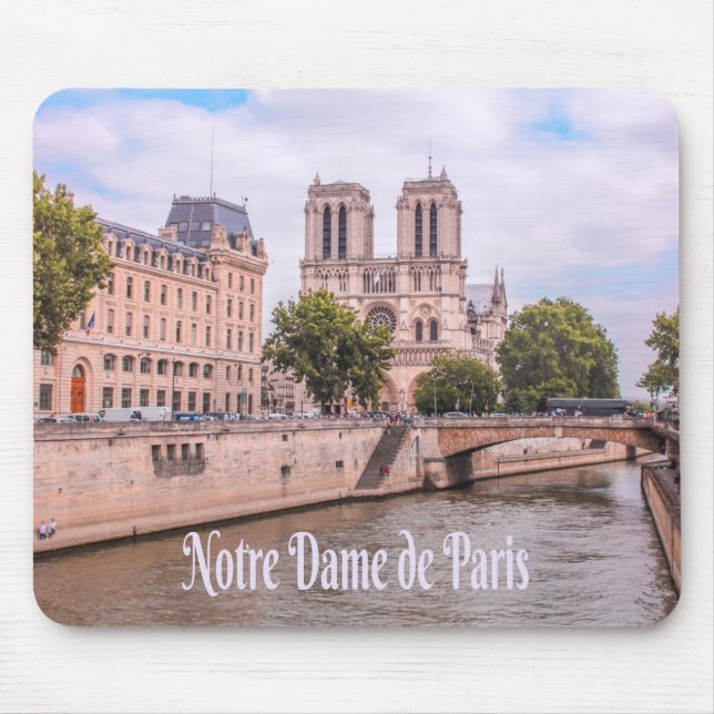 Notre Dame de Paris Frankreich Katholische Kathedr Mousepad (Vorne)