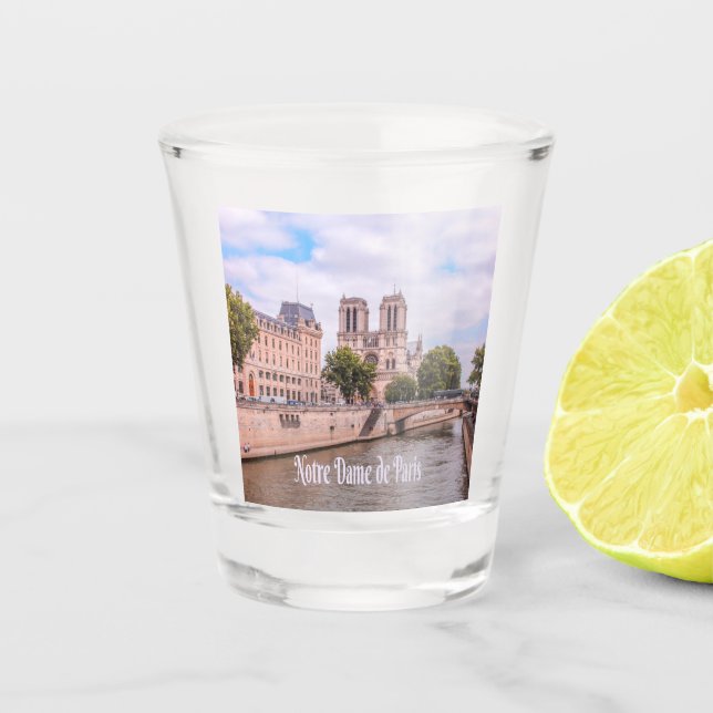 Notre Dame de Paris Frankreich Katholische Kathedr Schnapsglas (Vorderseite)