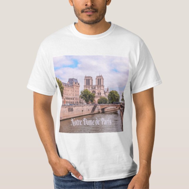 Notre Dame de Paris Frankreich Katholische Kathedr T-Shirt (Vorderseite)