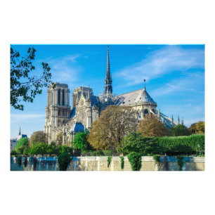 Notre Dame de Paris in Frankreich Fotodruck