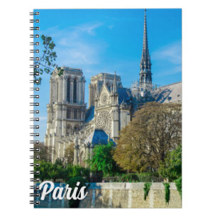 Notre Dame de Paris in Frankreich Notizblock
