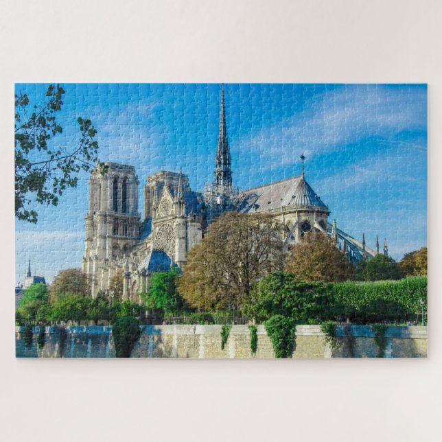 Notre Dame de Paris in Frankreich Puzzle (Horizontal)