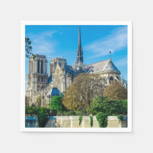 Notre Dame de Paris in Frankreich Serviette
