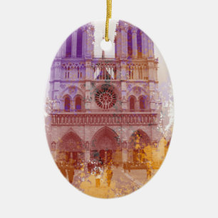 Notre Dame de Paris Keramikornament