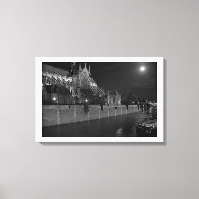 Notre Dame de Paris Leinwanddruck (Vorderseite)