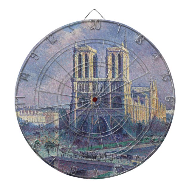 Notre-Dame de Paris (Pariser Dom, Frankreich) Dartscheibe (vorne)